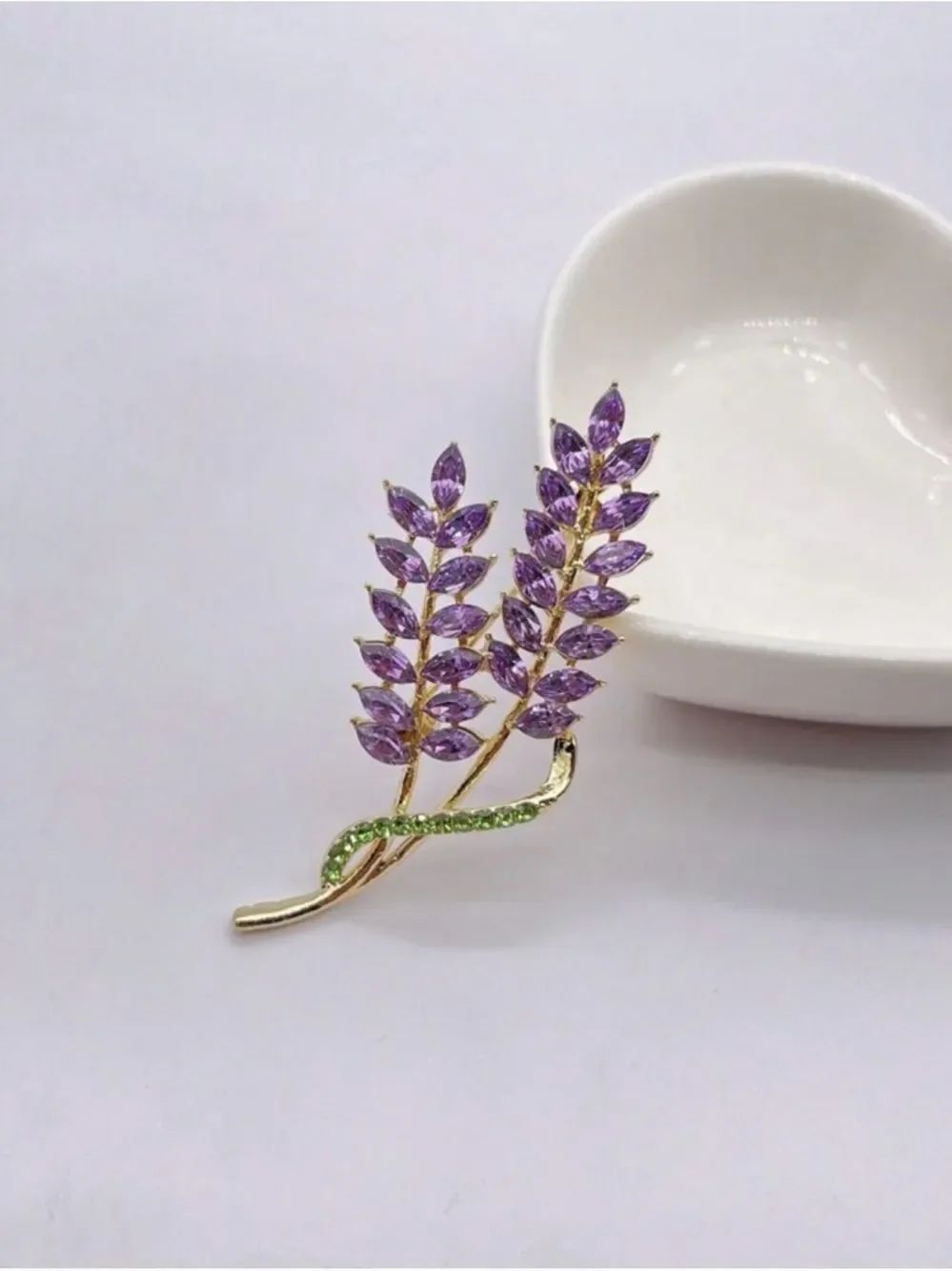 Boho Lavender brooch M766